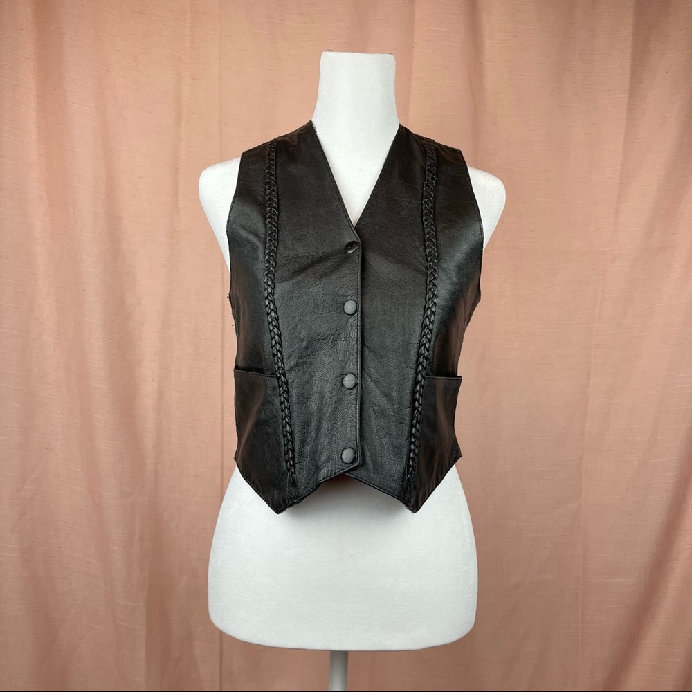 Black Barney’s Leather Vest